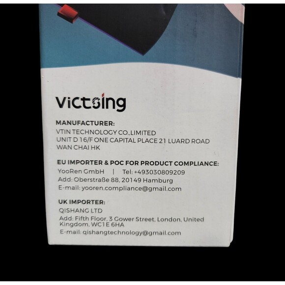 NEW in BOX ~ VicTsing Extended Large Gaming Mouse Pad - Black w/ USB / # PC313A - Picture 3 of 6